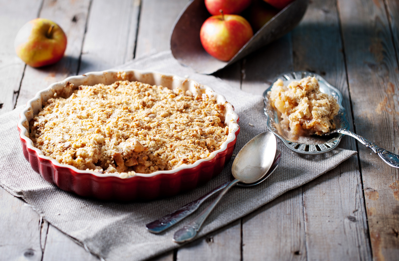 recette Crumble aux pommes