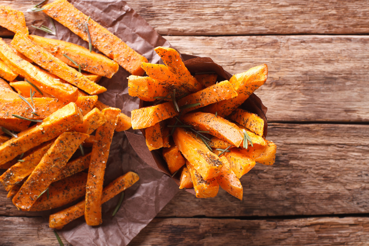 recette Frites de patate douce au sel de Guérande 