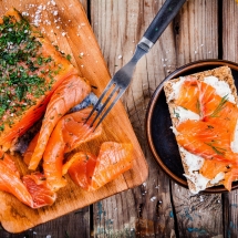 recette Gravlax de Saumon au gros sel