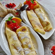 recette Crêpes aux pommes caramélisées