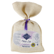 Fleur de sel Le Paludier _ sel naturel _sachet en tulle 250g